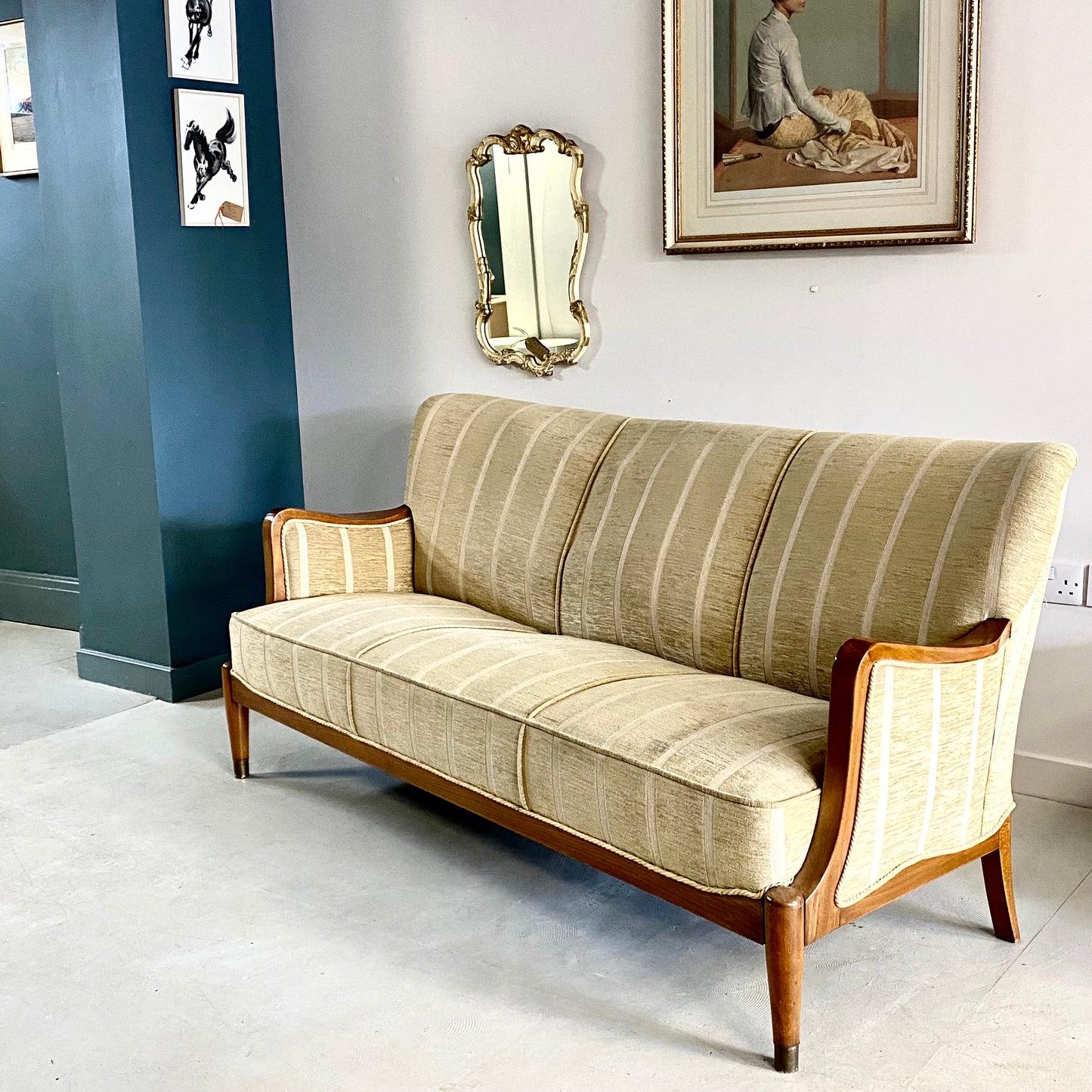 Danish Mid Century Art Deco Sofa