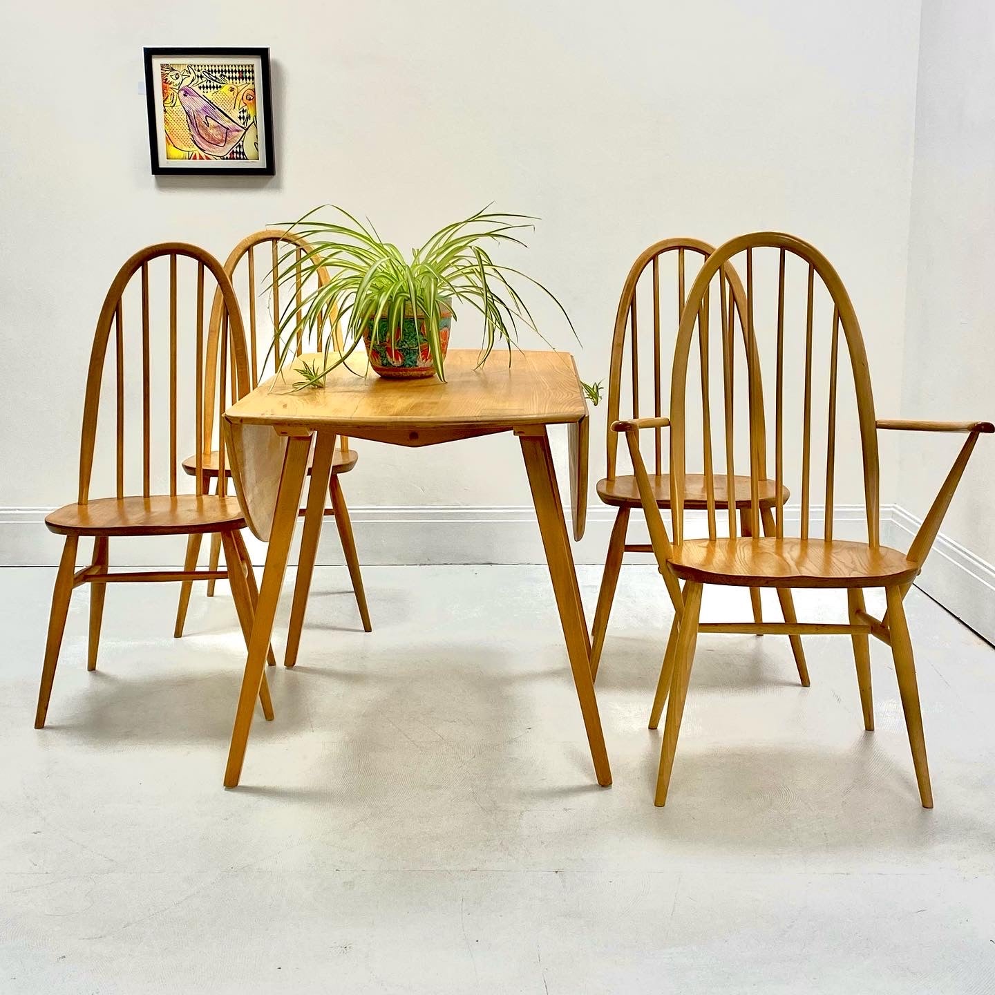 Ercol Drop Leaf Plank Table